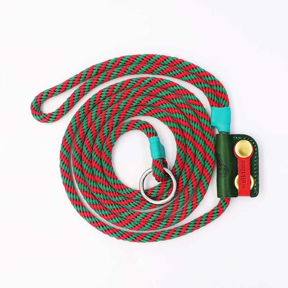 Slip Lead Dog Leash Set No Pull Harness Gentle Collar Training Rope Adjustable Pet Walking Scarf Multi Functional Leash