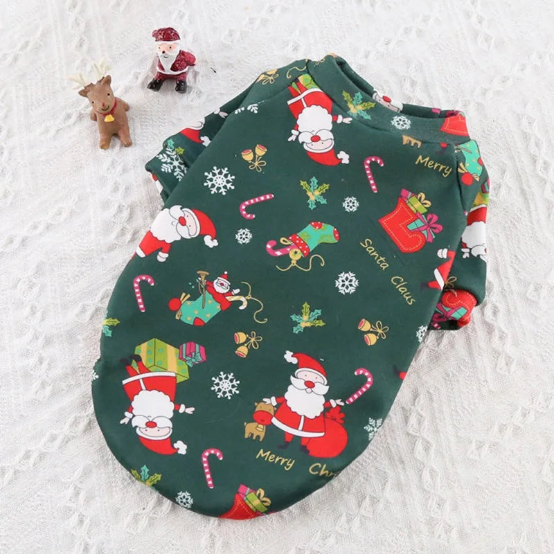 Christmas Dog Clothes Winter Pet Sweater for Small Large Dogs Cats Puppies Chihuahua Yorkies Sizes XS to 4XL