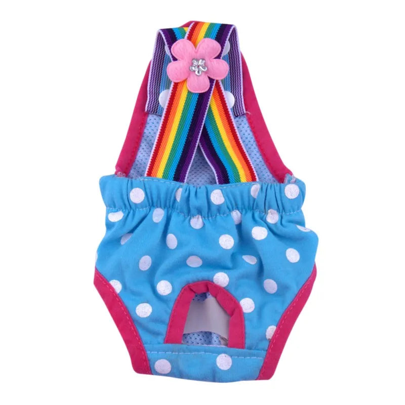Dots Pet Dog Diaper Shorts Washable Female Physiological Pants for Menstruation Underwear Briefs