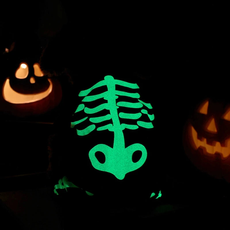 Halloween Dog Costume Night Light Adjustable Bust Costume