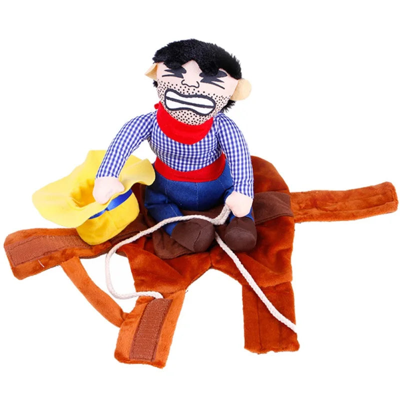 Halloween Dog Clothes Cowboy Knight Funny Pet Novelty Suit for Rave Party Role Play