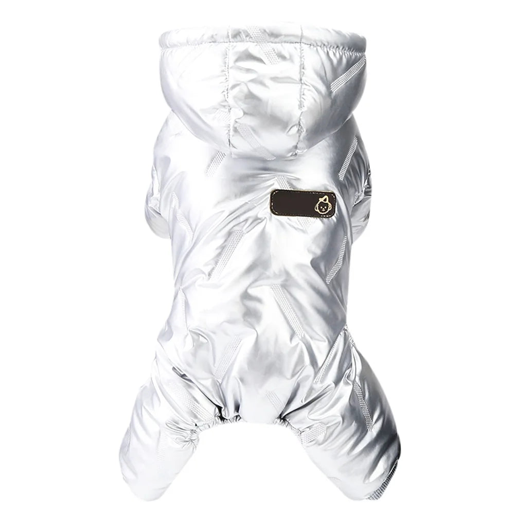 Winter Waterproof Dog Jumpsuit Warm Down Coat Jacket for Small Dogs Chihuahua and French Bulldog Pet Outfits