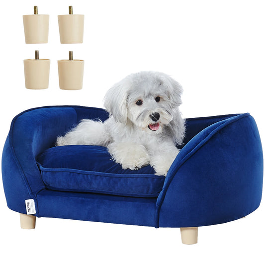 VEVOR Pet Sofa Dog Couch for Medium Sized Dogs and Cats Soft Velvety Dog Sofa Bed for Living Room or Bedroom