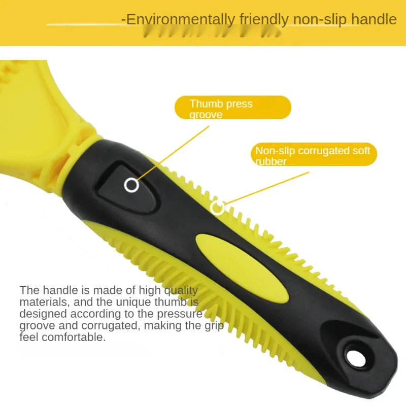Pet Cat Dog Comb Brush Large Dogs Open Knot Rake Knife Stainless Double-sided Hair Shedding Comb Pet Grooming Products Tool