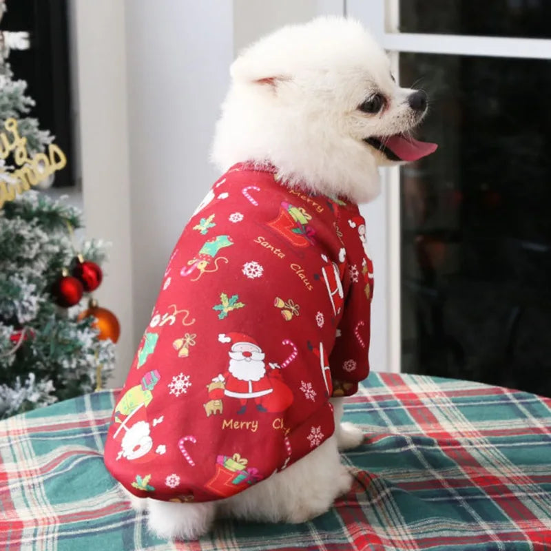 Christmas Dog Clothes Winter Pet Sweater for Small Large Dogs Cats Puppies Chihuahua Yorkies Sizes XS to 4XL