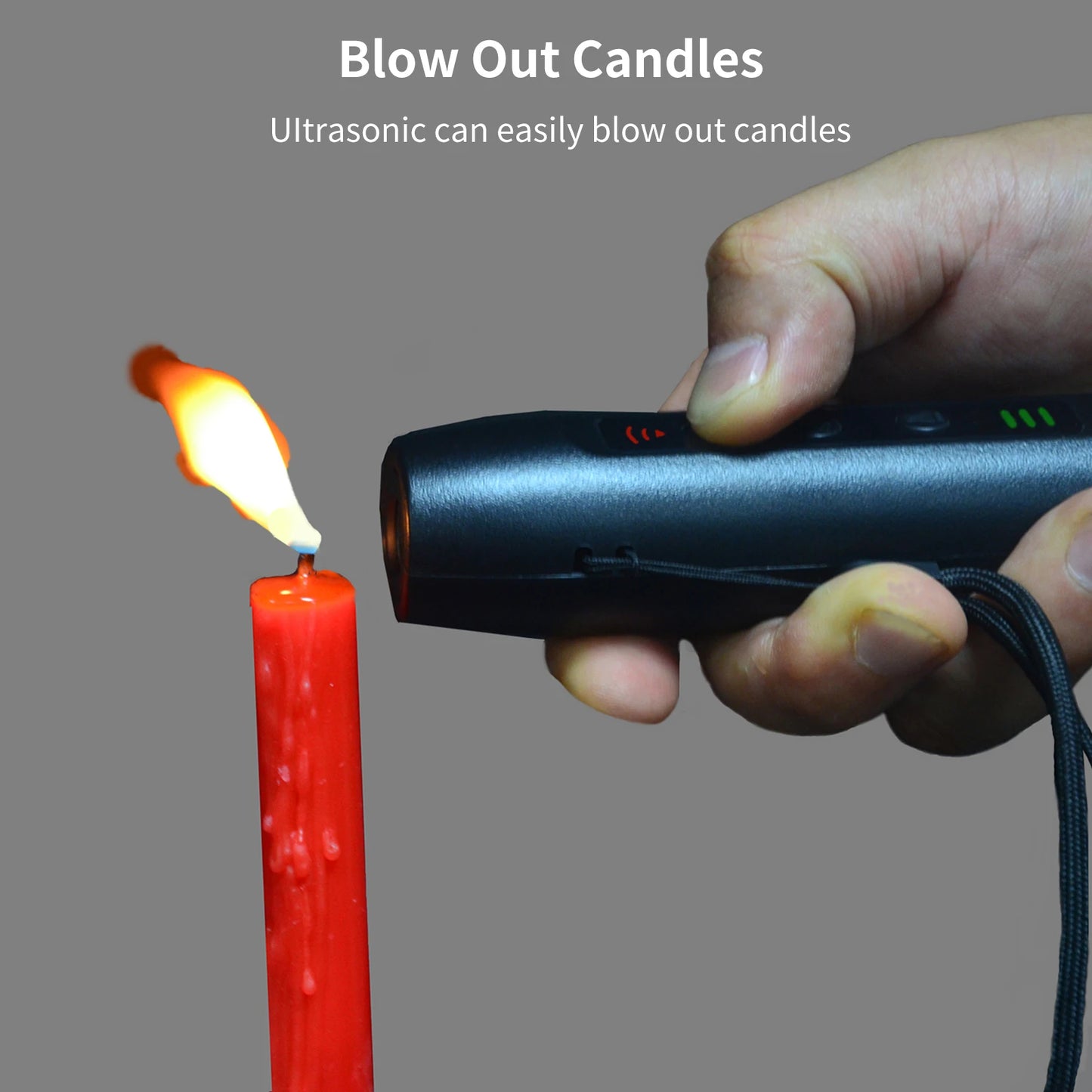 Upgrade Ultrasonic Dog Repeller 3 Modes Portable Rechargeable Device with Intelligent High Brightness Flashlight