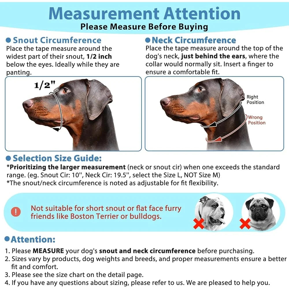 Soft Dog Head Collar No Pull Adjustable Training Halter Padded Safety Nose Leash Reflective Durable Head Harness Medium Large