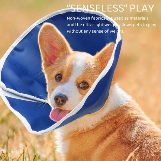 Pet Recovery Collar Adjustable Anti-Bite Protective Wound Cover Puppy Neck Recovery Collar