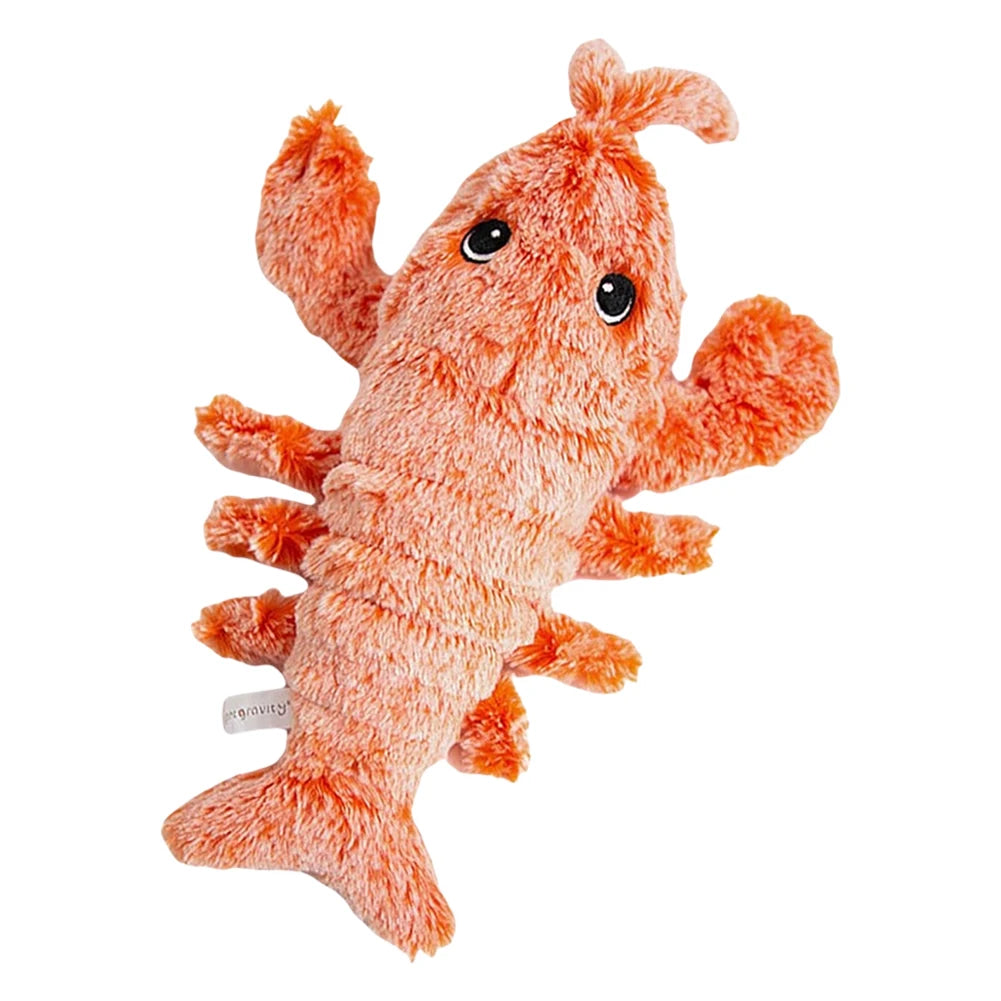 Floppy Lobster Interactive Dog Toy Plush Squeak Toy for Small Medium Large Dogs