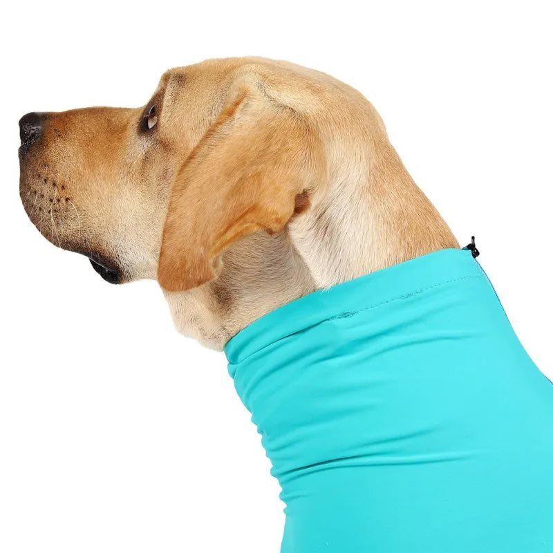 Long Sleeved One Piece Pet Pajamas for Dogs Post Surgery Recovery Shirt Anxiety Relief Outdoor Clothing
