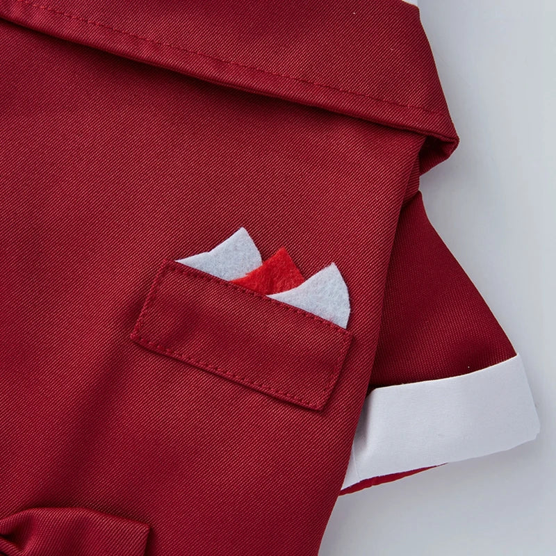 Pet Dog Tuxedo Formal Wedding Party Suit for Small Medium Dogs Gentlemen Costume with Bow Tie Shirt