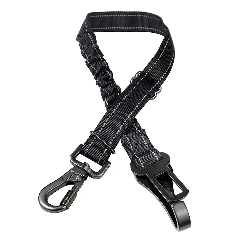 Adjustable Pet Dog Car Seat Belt Safety Leash Reflective Nylon Rope Harness for Small and Large Dogs