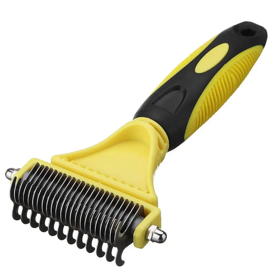 Pet Cat Dog Comb Brush Large Dogs Open Knot Rake Knife Stainless Double-sided Hair Shedding Comb Pet Grooming Products Tool