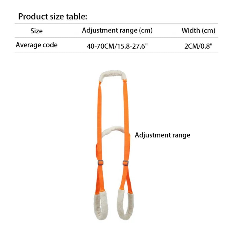 Dog Support Harness for Back Legs Rear Lifting Sling Aid with Handle and Shoulder Strap Hind Leg Support for Pet Mobility